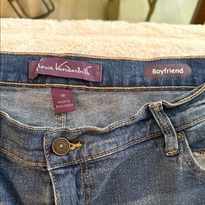 Gloria Vanderbilt Blue Boyfriend Jeans